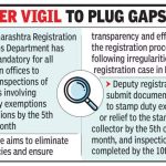 नोंदणी विभाग मुद्रांक शुल्क सवलतींची थेट मासिक छाननी करतो