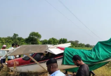 अजित पवारांचे विमान ज्या भागात कोसळले त्या भागात बारामती हवाई पट्टीजवळ प्रशिक्षण विमान कोसळले